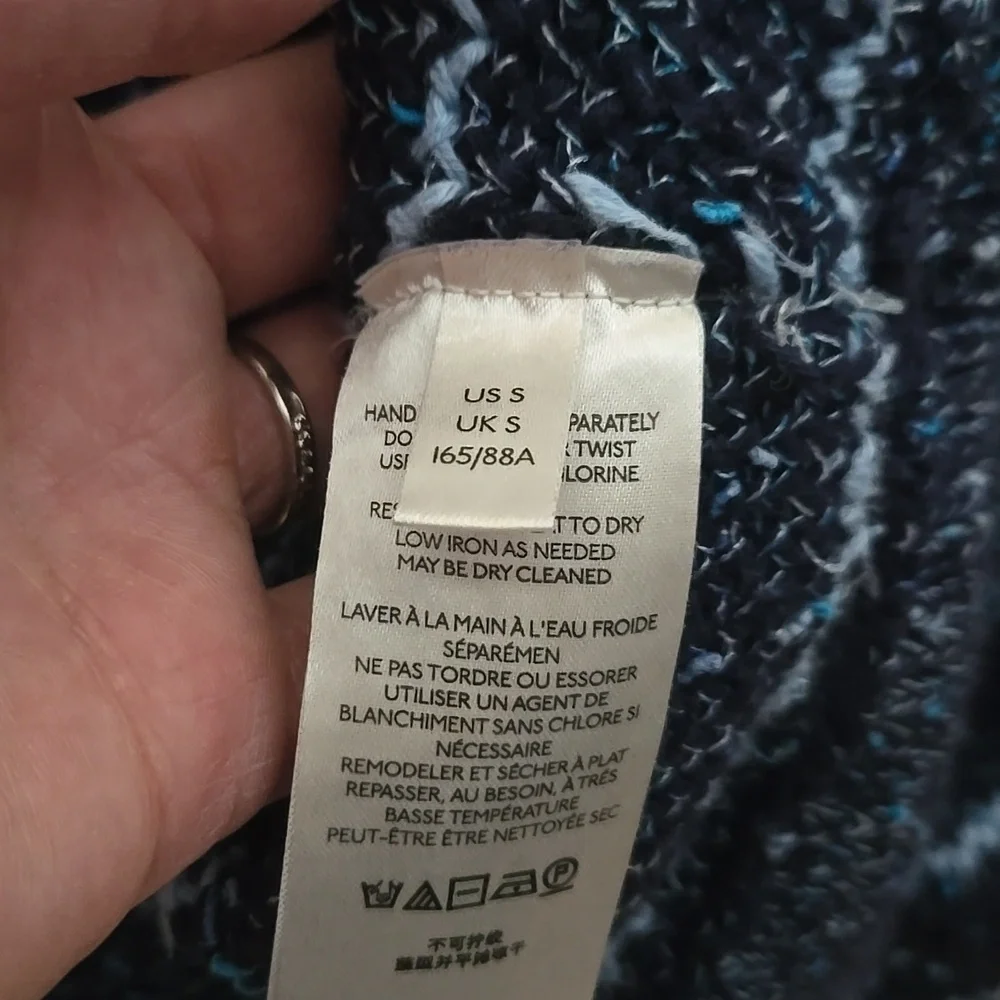 Free People 'Starlight' Striped Pullover Sweater Size SMALL